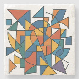 Geometriskt harmoni stenunderlägg