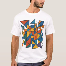Geometriskt harmoni t shirt