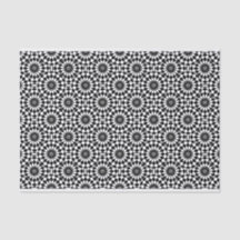 Geometriskt illusionmönster för flott svart vit