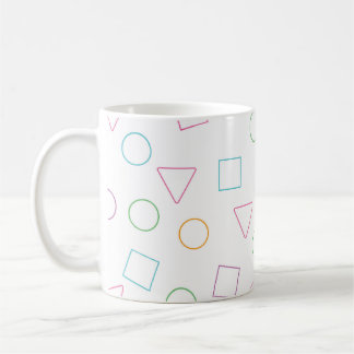 Geometriskt kaffe Äventyr mugg