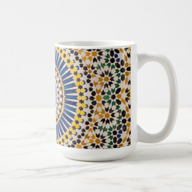 Geometriskt kakelmönster, Marocko Kaffemugg (Höger)