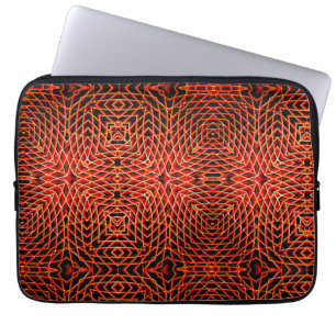 GEOMETRISKT Linjemönster Laptop Fodral