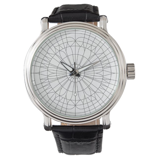Geometriskt Mandala-mönster Armbandsur (Framsida)