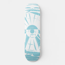 Geometriskt Mandala-mönster Mini Skateboard Bräda 18,5 Cm