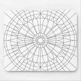 Geometriskt Mandala-mönster Musmatta