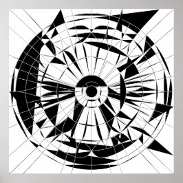 Geometriskt Mandala-mönster Poster