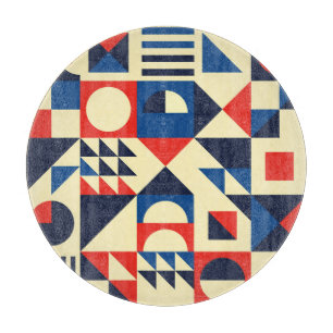 Geometriskt medelårhundrade: Funky Retro Mönster.