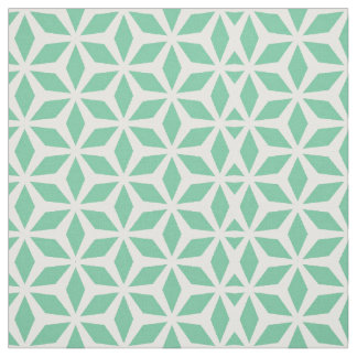 Geometriskt minttyg tyg