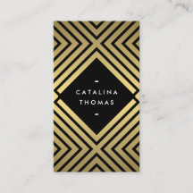 Geometriskt Mod Bold Black och Guld Mönster
