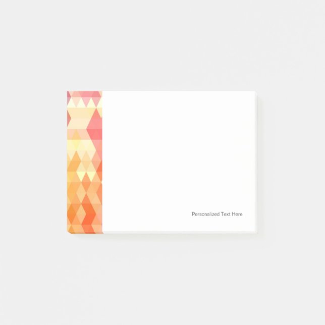 Geometriskt mönster 1 post-it block (Framsida)