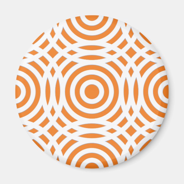 Geometriskt Mönster 21 Magnet (Framsidan)
