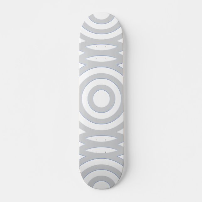 Geometriskt Mönster 22 Mini Skateboard Bräda 18,5 Cm (Framsida)