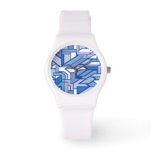 Geometriskt mönster 2 armbandsur