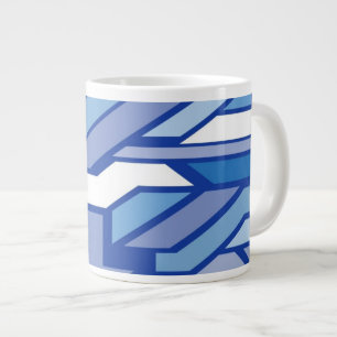 Geometriskt mönster 2 jumbo mugg