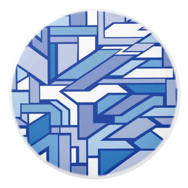 Geometriskt mönster 2 knopp (Framsidan)