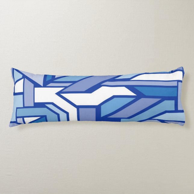 Geometriskt mönster 2 kroppskudde (Framsidan)