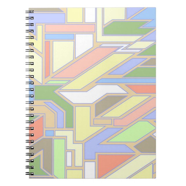 Geometriskt mönster 3 anteckningsbok (Framsidan)
