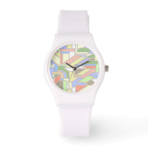 Geometriskt mönster 3 armbandsur