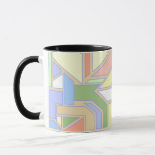 Geometriskt mönster 3 mugg