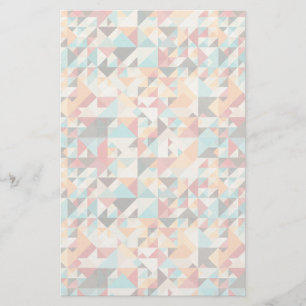 Geometriskt Mönster Brevpapper