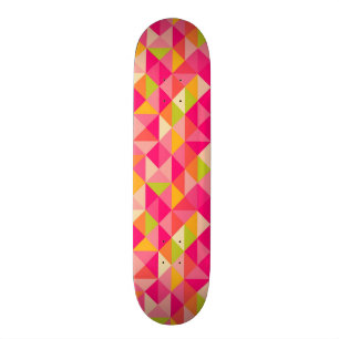 Geometriskt mönster för trianglar skateboard bräda 19,5 cm