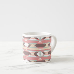 Geometriskt mönster i aztec stil 2 espressomugg
