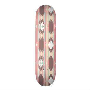 Geometriskt mönster i aztec stil 2 skateboard bräda 21,5 cm