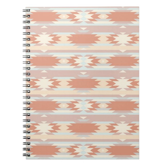 Geometriskt mönster i aztec stil 3 anteckningsbok (Framsidan)