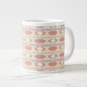Geometriskt mönster i aztec stil 3 jumbo mugg