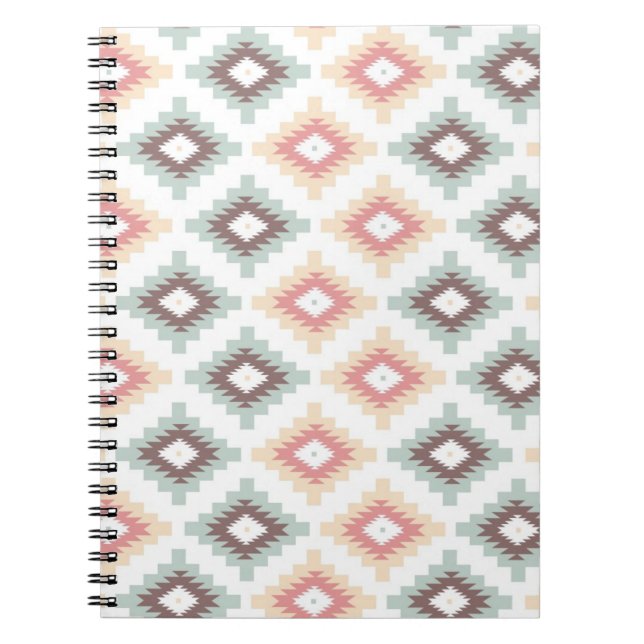 Geometriskt mönster i aztec stil anteckningsbok (Framsidan)