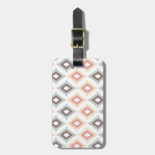 Geometriskt mönster i aztec stil bagagebricka