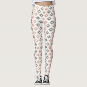 Geometriskt mönster i aztec stil leggings
