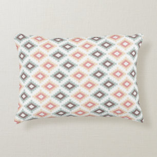 Geometriskt mönster i aztec stil prydnadskudde