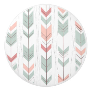 Geometriskt mönster i retro stil knopp