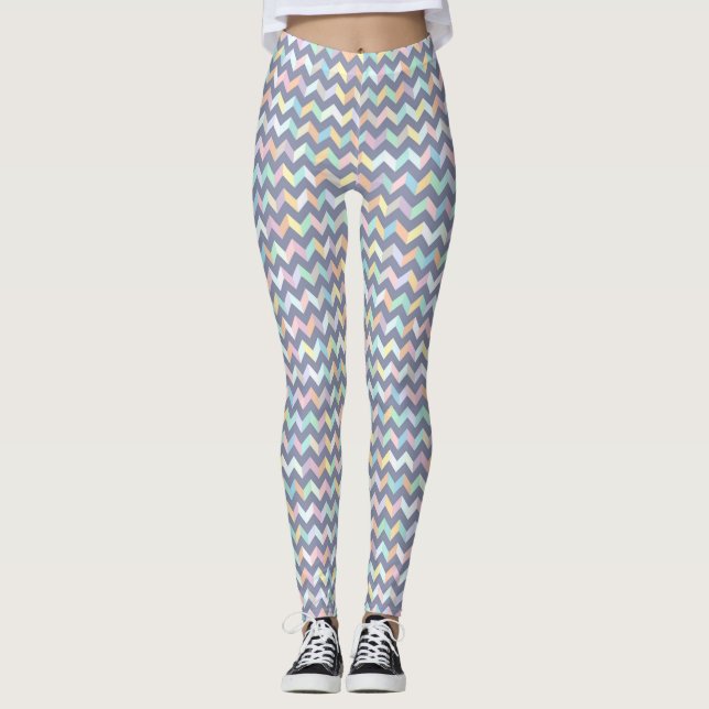 Geometriskt mönster leggings (Framsida)