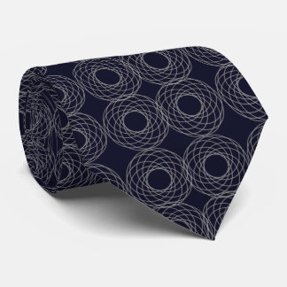geometriskt mönster med cirklar slips