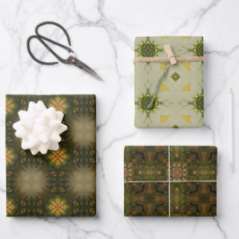 Geometriskt mönster nr 4 för jordens grönt