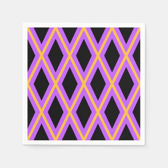 Geometriskt Mönster Pappersservett (Framsidan)