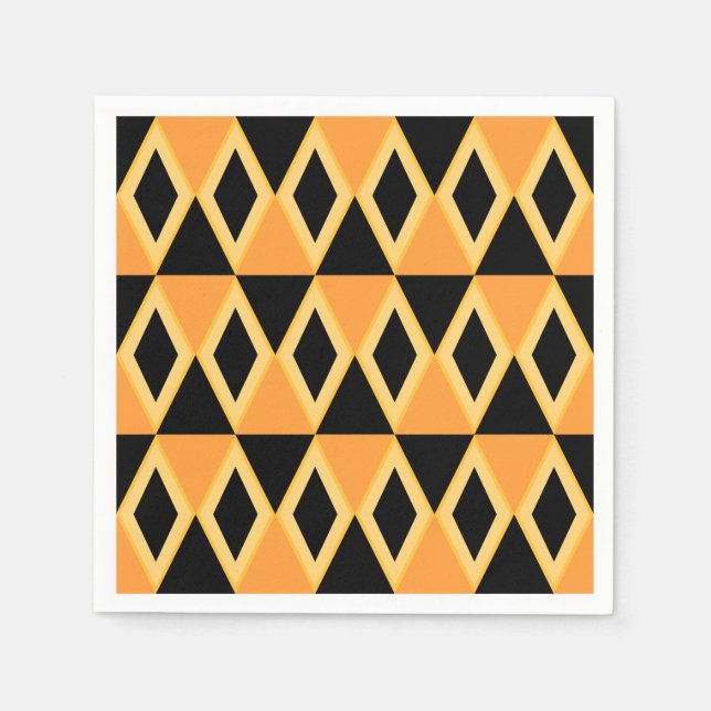 Geometriskt mönster pappersservett (Framsidan)