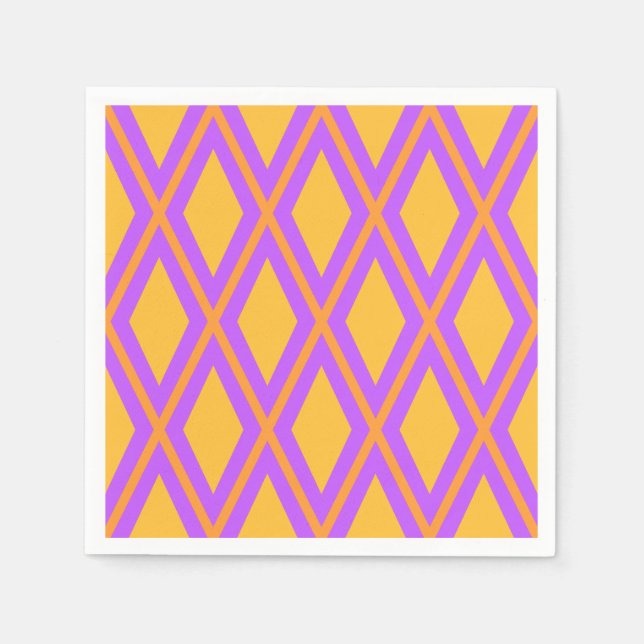 Geometriskt Mönster Pappersservett (Framsidan)
