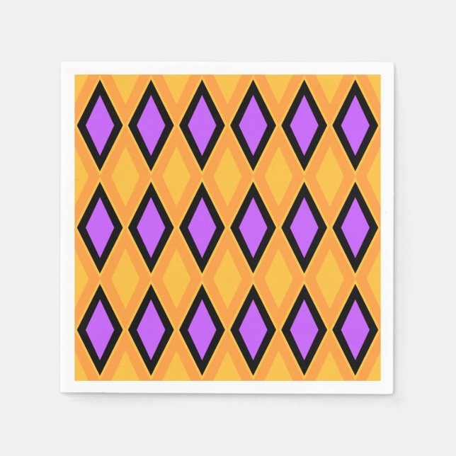 Geometriskt Mönster Pappersservett (Framsidan)
