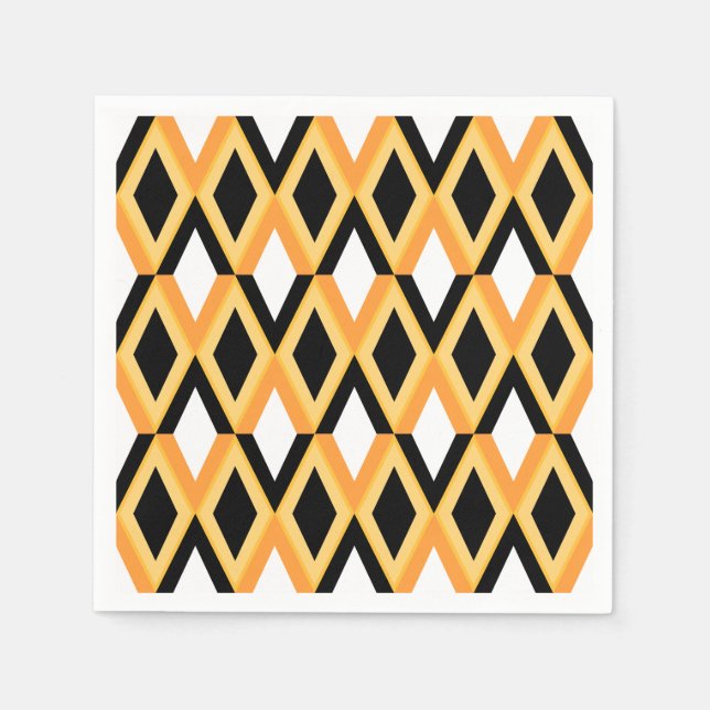 Geometriskt Mönster Pappersservett (Framsidan)