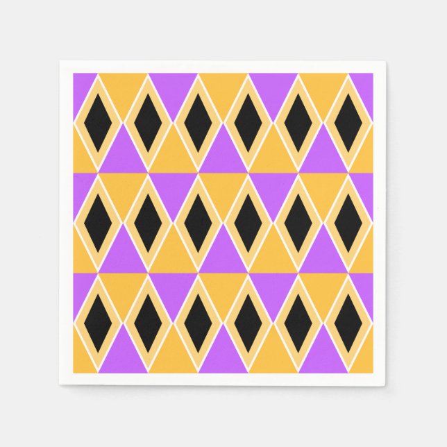 Geometriskt Mönster Pappersservett (Framsidan)