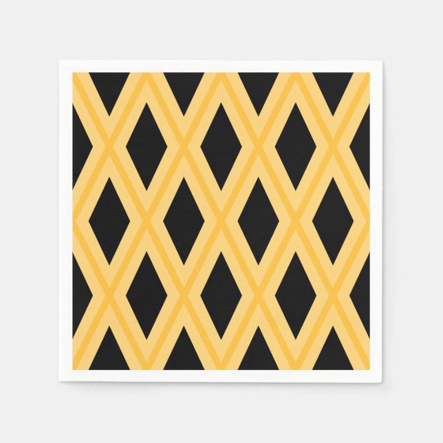 Geometriskt Mönster Pappersservett (Framsidan)