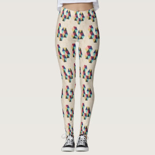 Geometriskt Mönster Play III Leggings