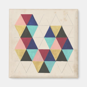 Geometriskt Mönster Play III Magnet