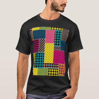 Geometriskt mönster: Rektangel, sömlös bakgrund T Shirt