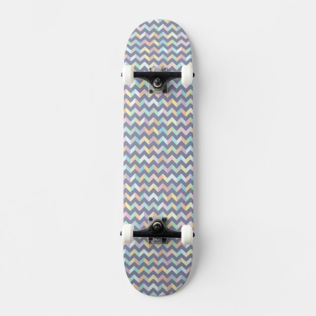 Geometriskt mönster skateboard bräda 20,5 cm (Framsida)