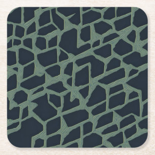 Geometriskt mönster underlägg papper kvadrat