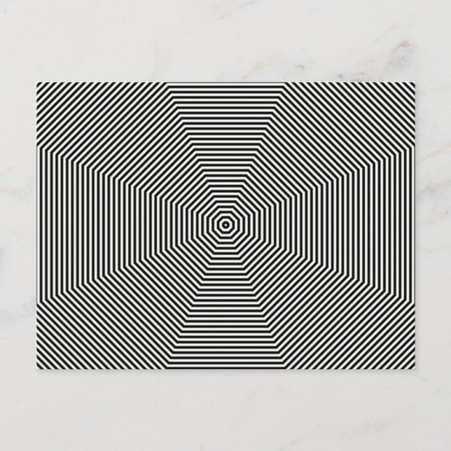 Geometriskt mönster vykort (Framsida)
